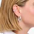 Silver ear cuff organic-shaped from the  collection in the THOMAS SABO online store