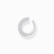 Silver ear cuff with white zirconia from the  collection in the THOMAS SABO online store