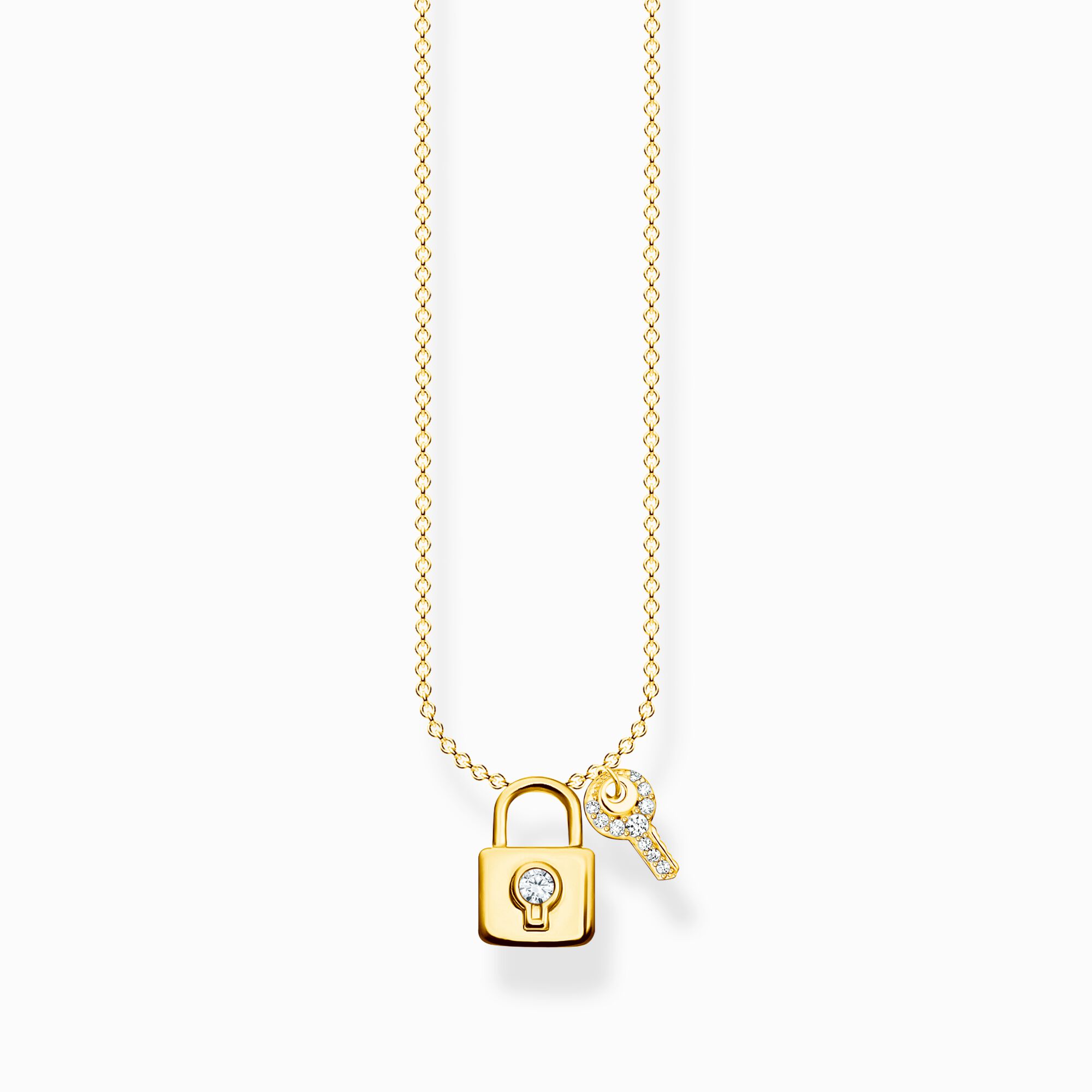 Matching Heart Key Necklace & Lock Bracelet Jewelry Set for