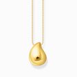 Gold-plated necklace with pendant in organic drop-shape from the  collection in the THOMAS SABO online store