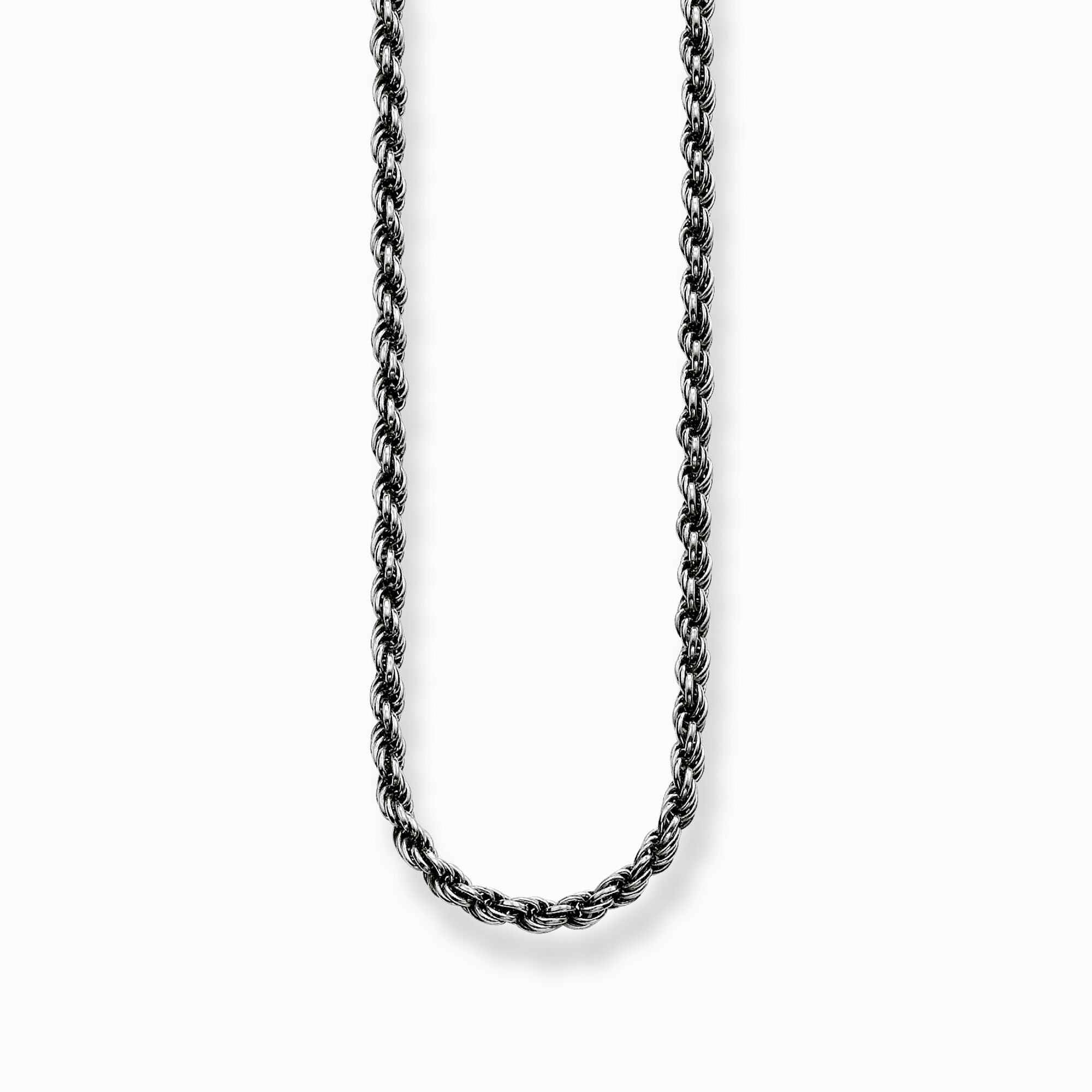 Cord chain blackened Thickness 1.10 mm &#40;0.04 Inch&#41; from the  collection in the THOMAS SABO online store
