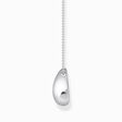 Silver necklace with pendant in organic drop-shape from the  collection in the THOMAS SABO online store