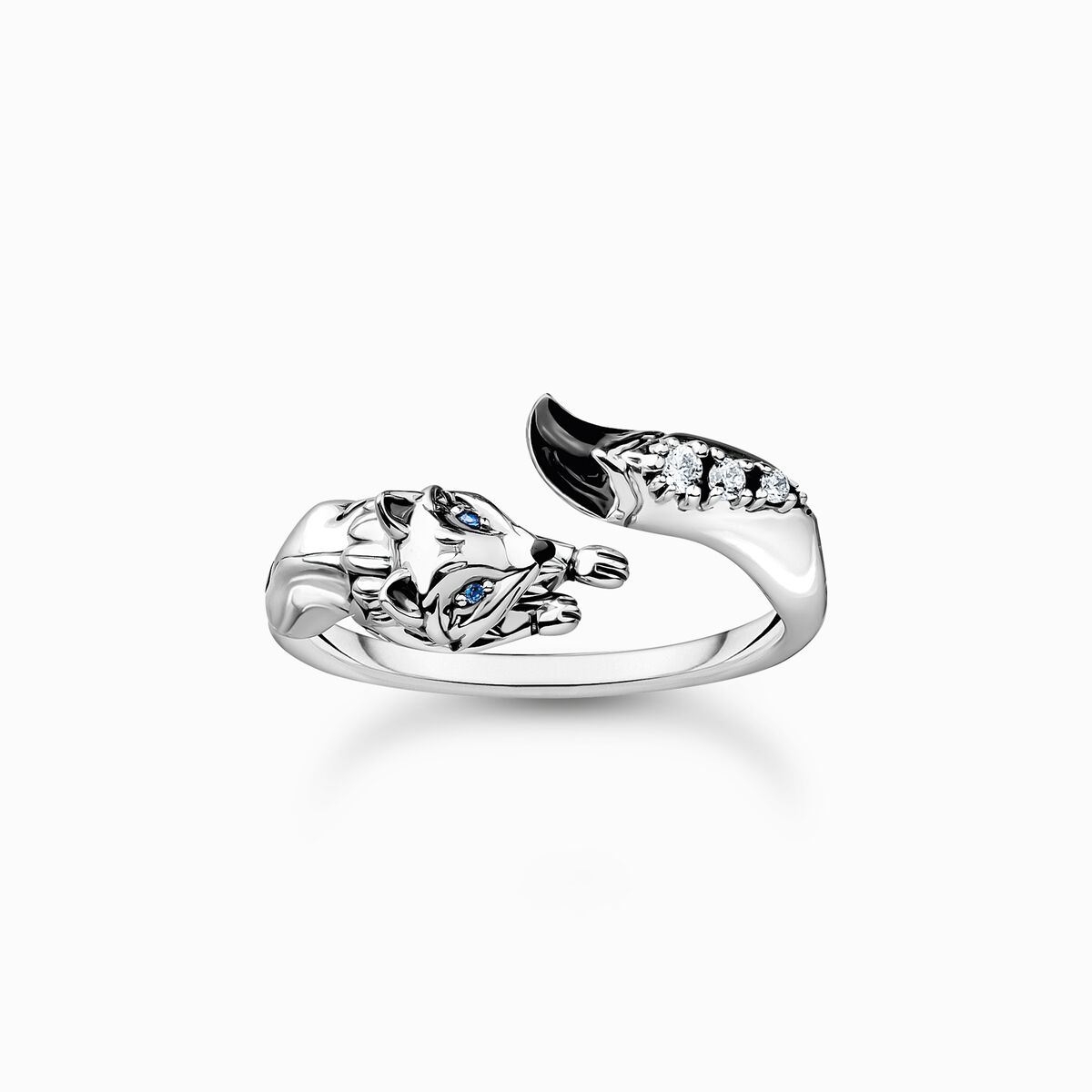 Ring mit Steine Polarfuchs, | THOMAS & Silber SABO