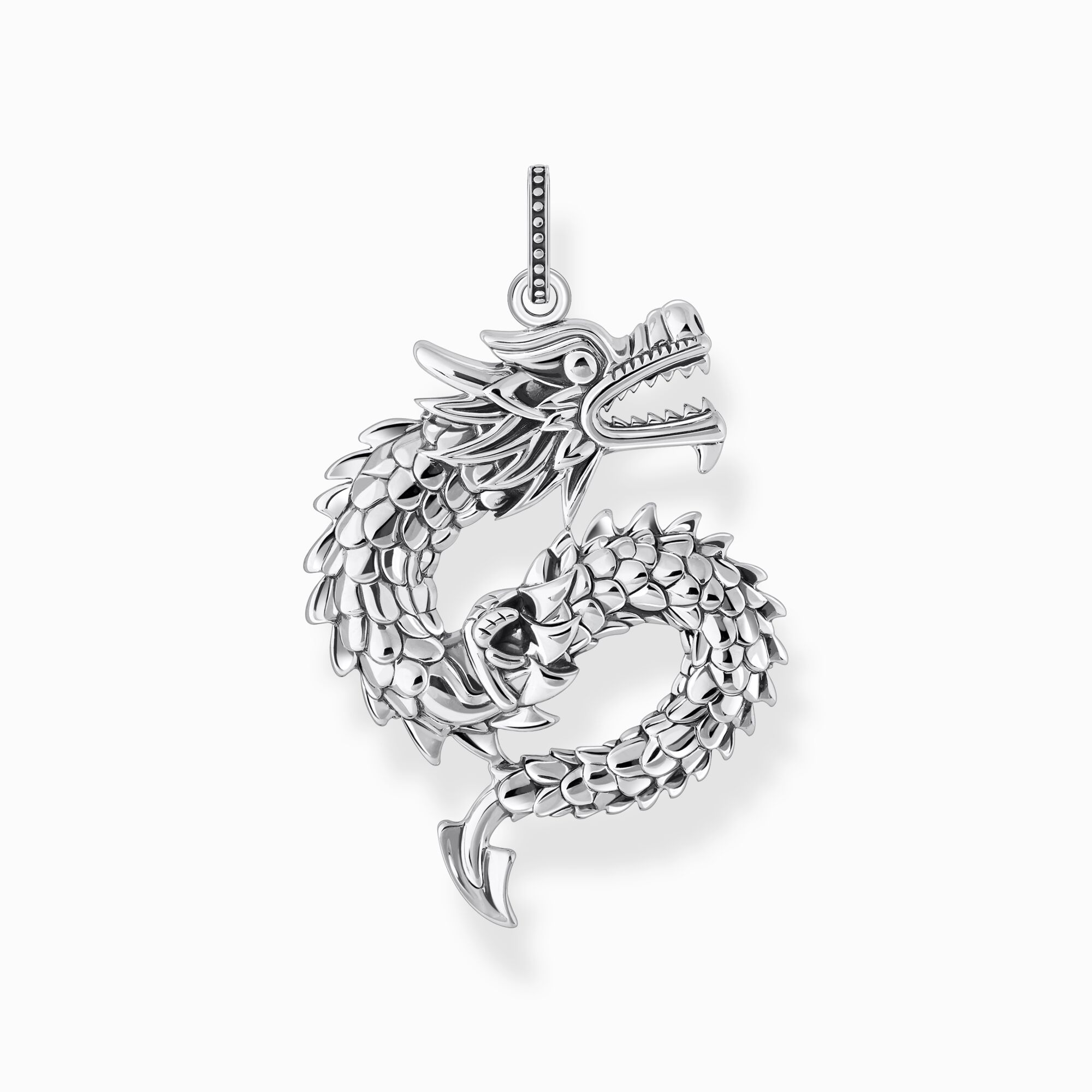 Silver blackened dragon pendant from the  collection in the THOMAS SABO online store