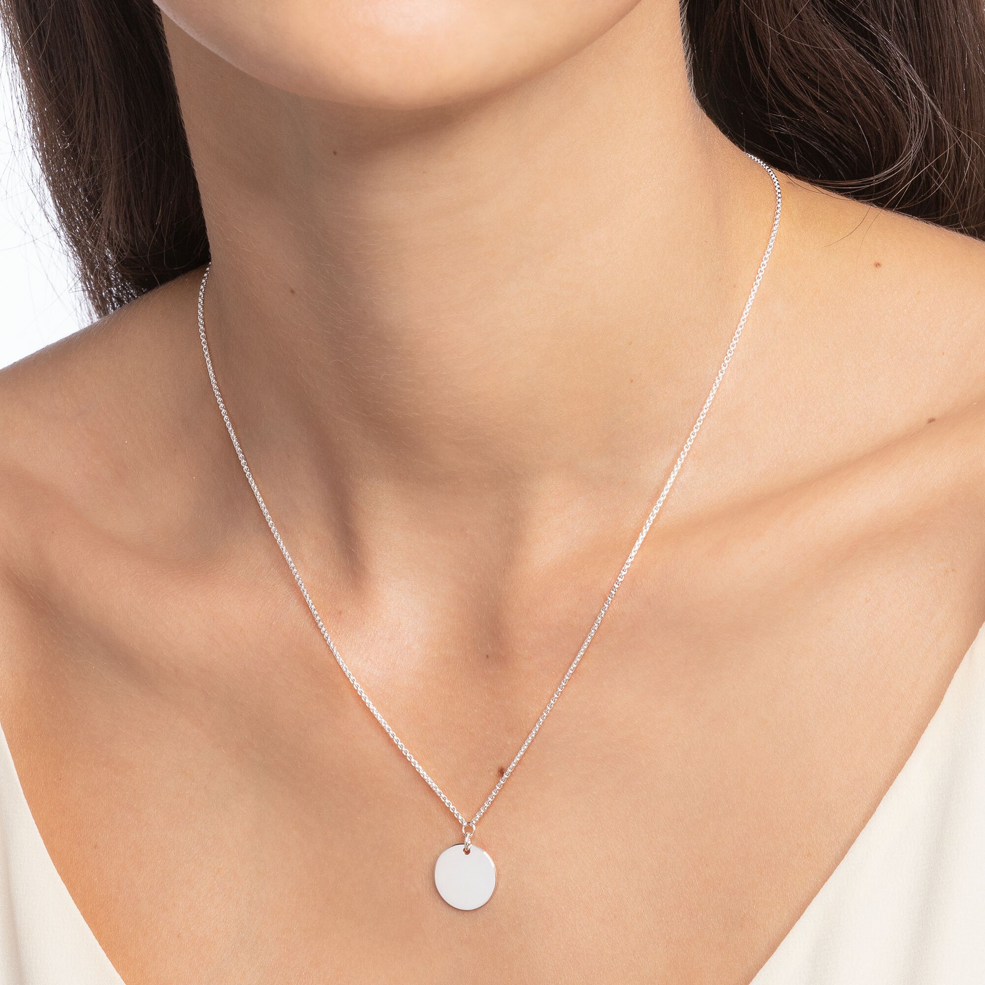 Kette mit Coin Sterling THOMAS | | silber Silver SABO