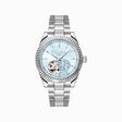 Silver automatic watch with 36 mm and ice blue dial from the  collection in the THOMAS SABO online store