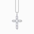 Silver cross pendant with white zirconia pav&eacute; from the  collection in the THOMAS SABO online store