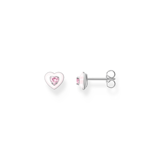 | THOMAS SABO Halskette mit Herz-Anhänger pinkem & Zirkonia