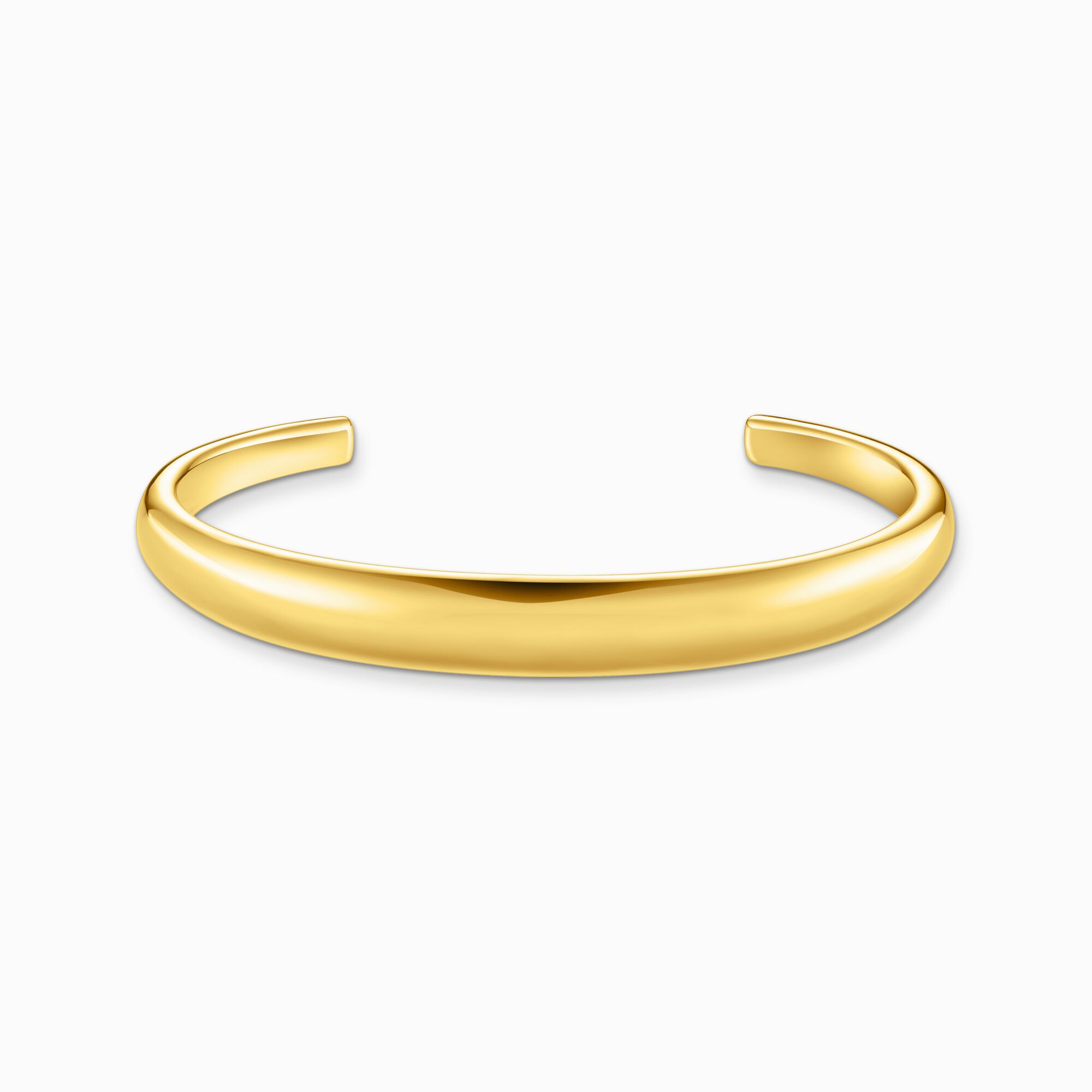 Gold-plated bangle in timless design from the  collection in the THOMAS SABO online store