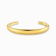 Gold-plated bangle in timless design from the  collection in the THOMAS SABO online store