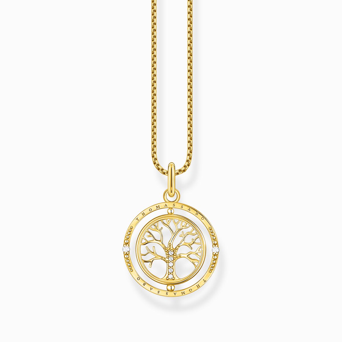 Thomas Sabo Leaves Gold Necklace