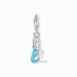 Member silver charm pendant little mermaid with turquoise cold enamel from the Charm Club collection in the THOMAS SABO online store