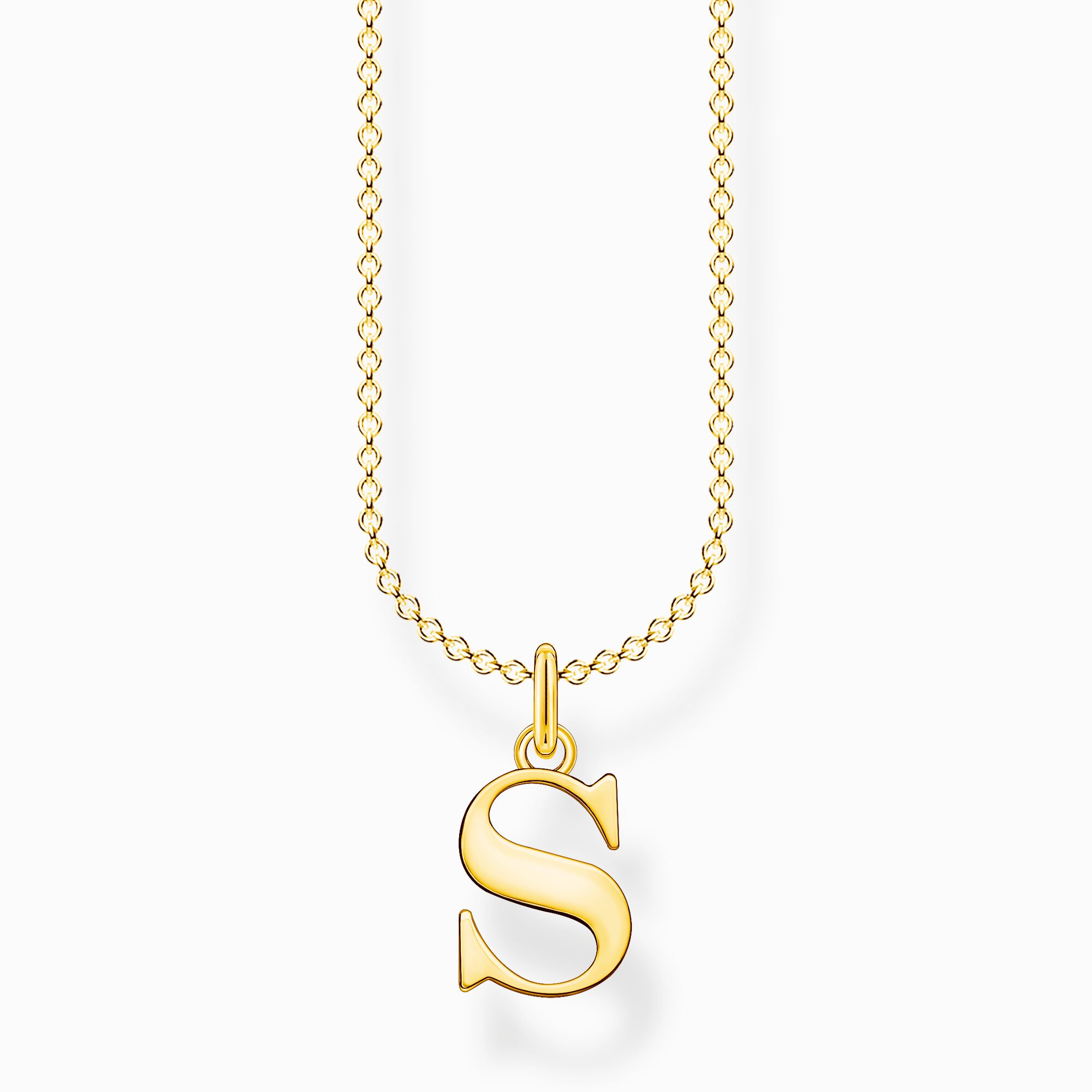 Thomas Sabo Necklace Letter V Gold