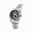 Silver automatic watch with 41 mm and black dial from the  collection in the THOMAS SABO online store