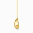 Gold-plated necklace with pendant in organic drop-shape from the  collection in the THOMAS SABO online store