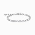 Silver bracelet with white zirconia from the  collection in the THOMAS SABO online store