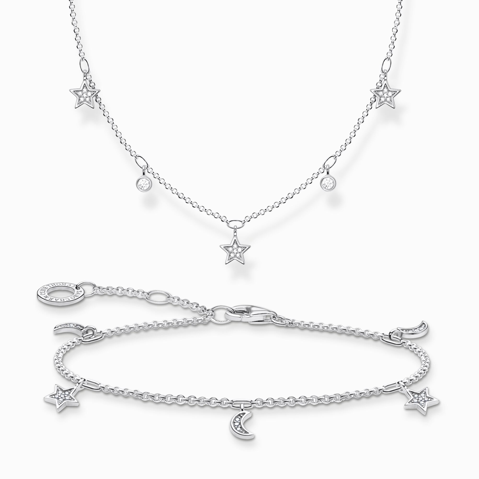 with star ornaments THOMAS necklace SABO Silver –