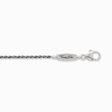 Cord chain blackened Thickness 1.10 mm &#40;0.04 Inch&#41; from the  collection in the THOMAS SABO online store