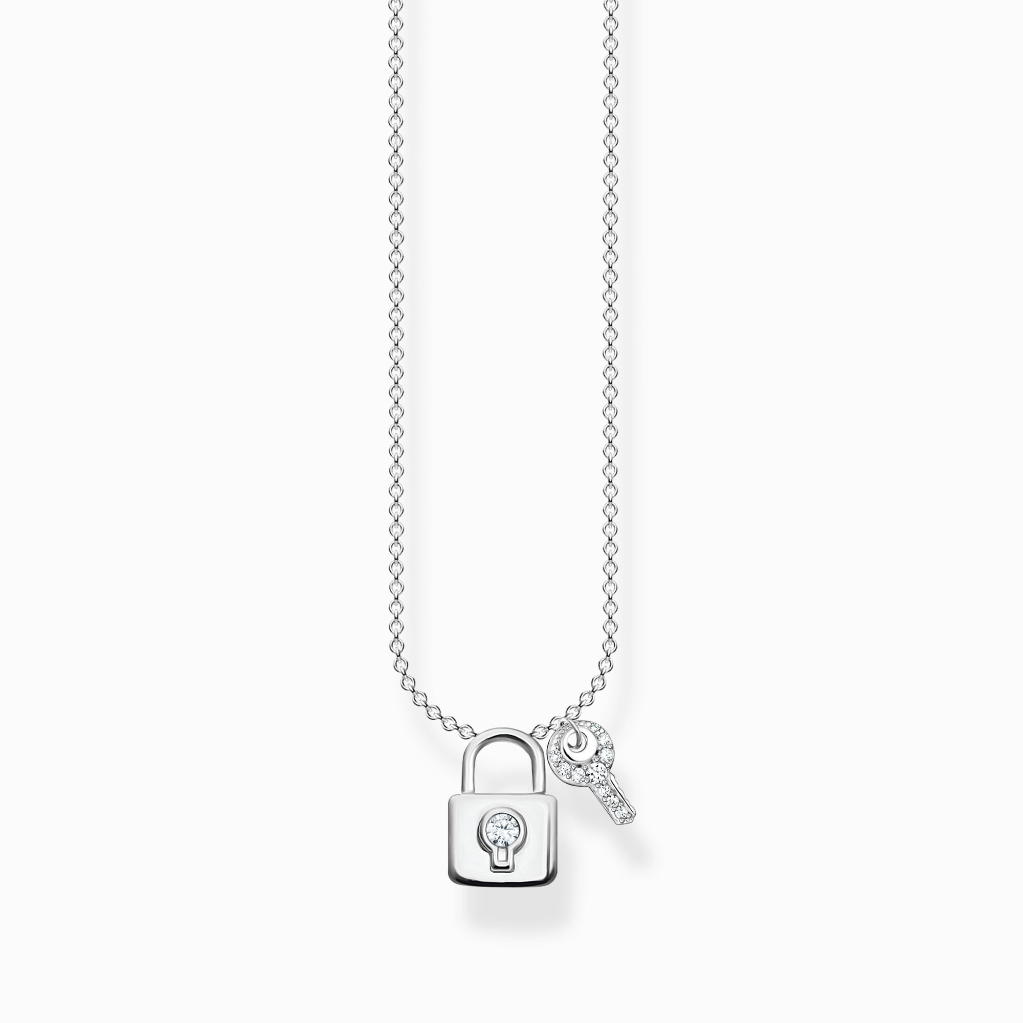 PANDORA + Lock and Key Necklace Set