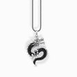 Silver necklace with dragon pendant from the  collection in the THOMAS SABO online store