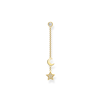 earring pendant THOMAS Golden with – chain SABO