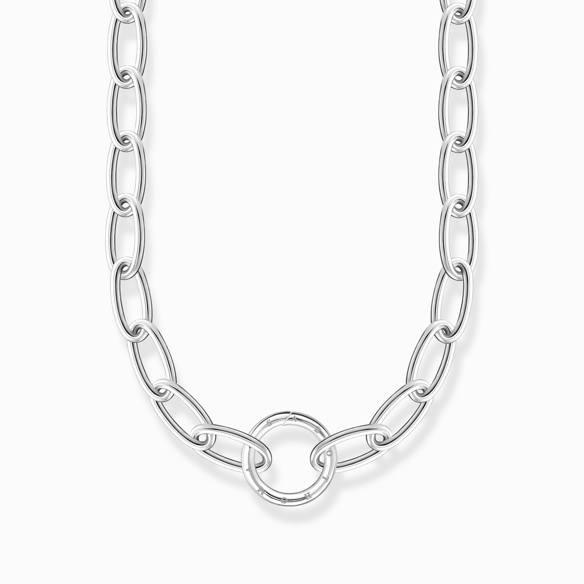 Chain necklace with women ring clasp – THOMAS for SABO