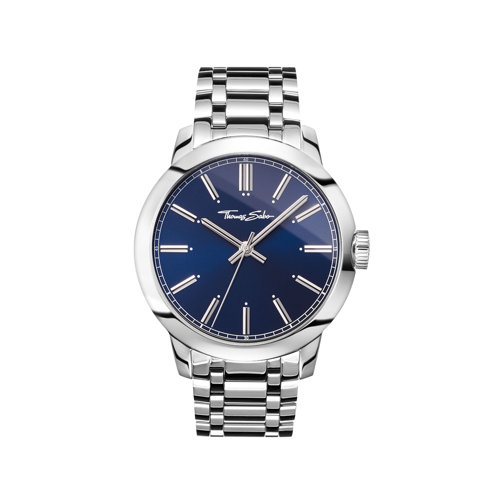 THOMAS SABO Herrenuhr blau WA0310-201-209-46 mm