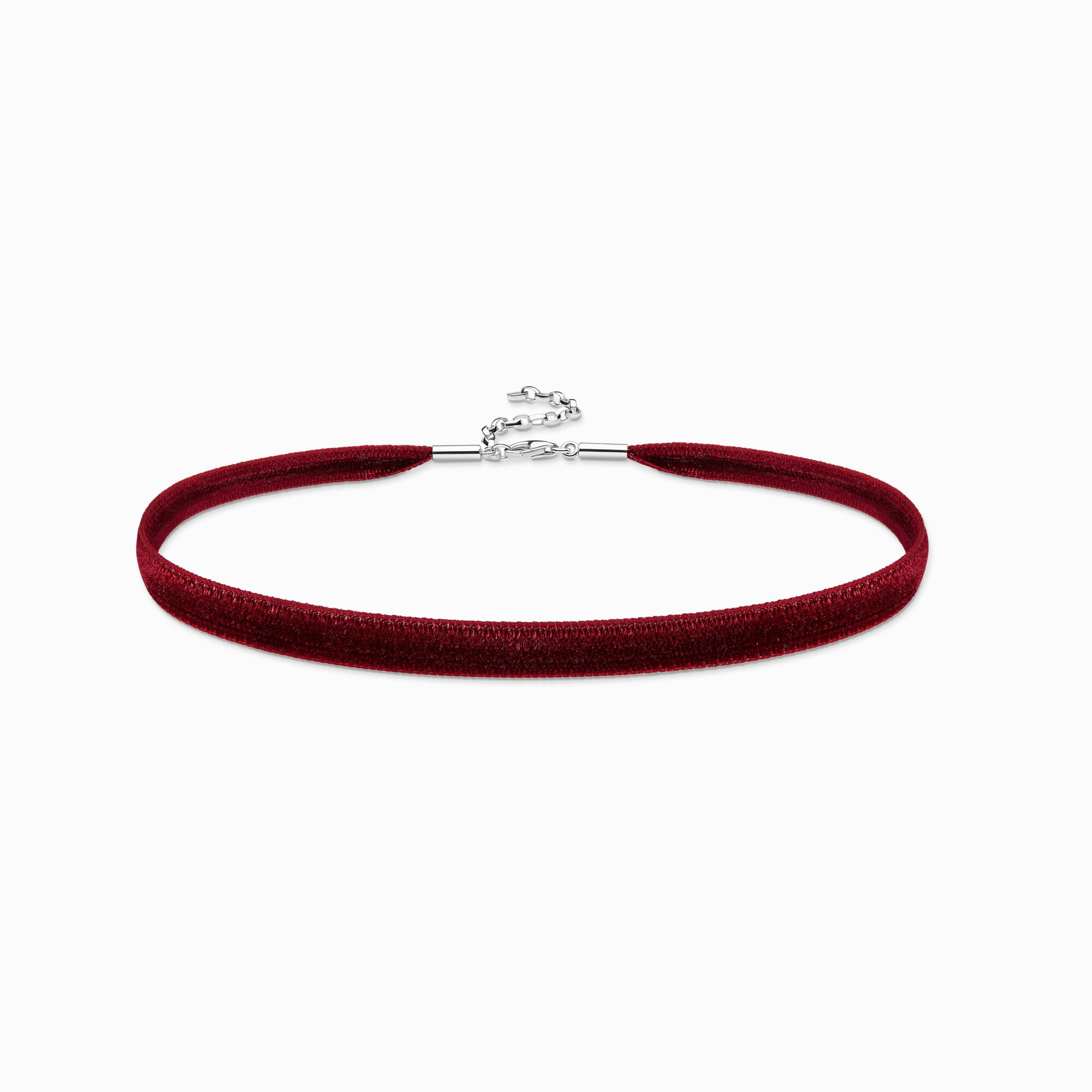 Choker made of red velvet from the  collection in the THOMAS SABO online store