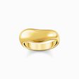 Gold-plated ring in organic shape from the  collection in the THOMAS SABO online store