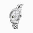 Silver automatic watch with 36 mm and mother of pearl inlay from the  collection in the THOMAS SABO online store