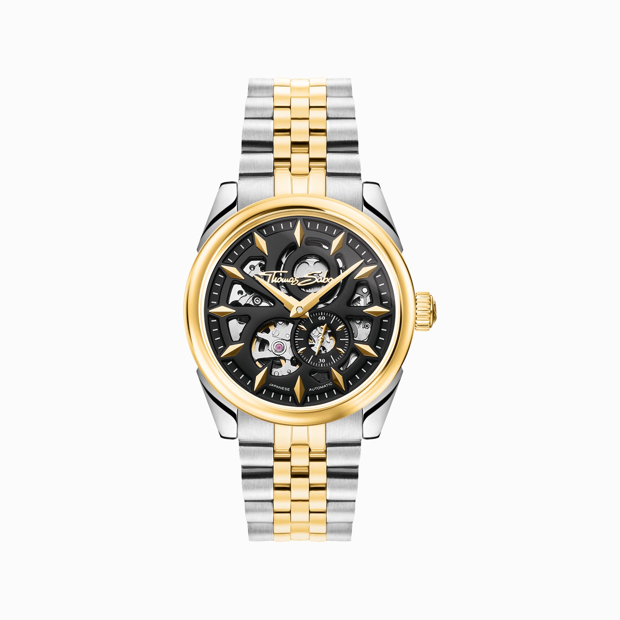 Bicolour automatic watch with 41 mm and black dial from the  collection in the THOMAS SABO online store