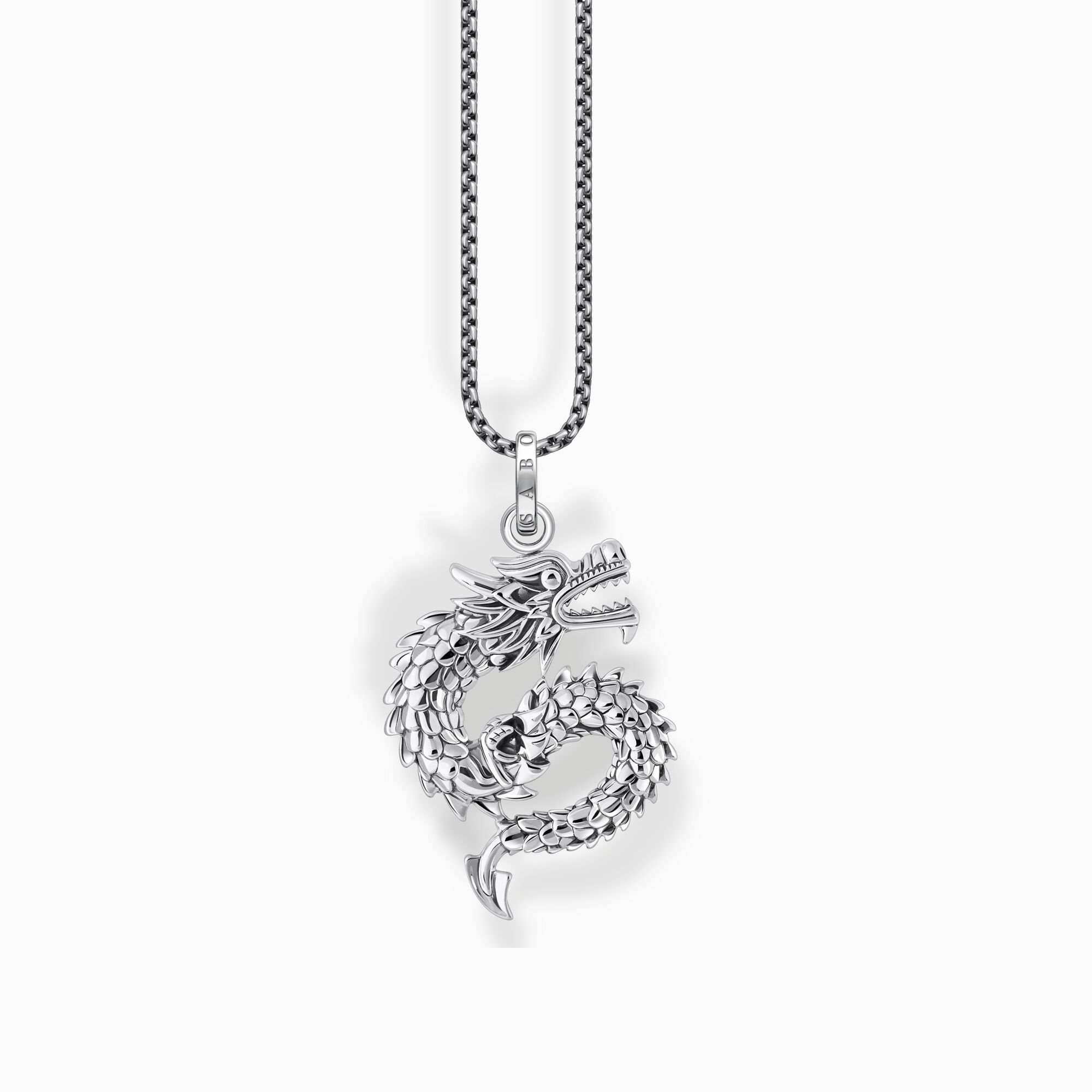 Silver blackened necklace with dragon pendant from the  collection in the THOMAS SABO online store