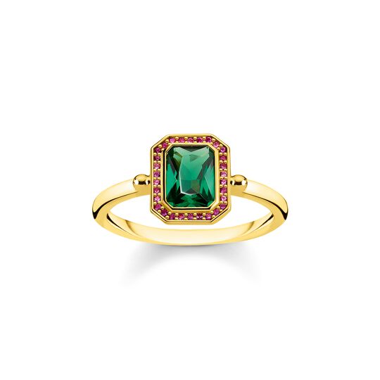 Ring Steine Rot Grun Gold Tr2264 973 7 Thomas Sabo