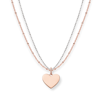 Thomas Sabo Charm Club Rose Gold Charming Chain Necklace X0278-415-40