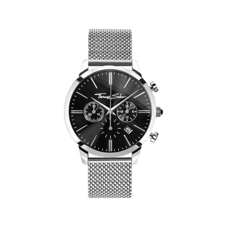 Watch for men as a set, black with tattoo style – THOMAS SABO