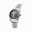 Silver automatic watch with 36 mm and lilies emblem from the  collection in the THOMAS SABO online store