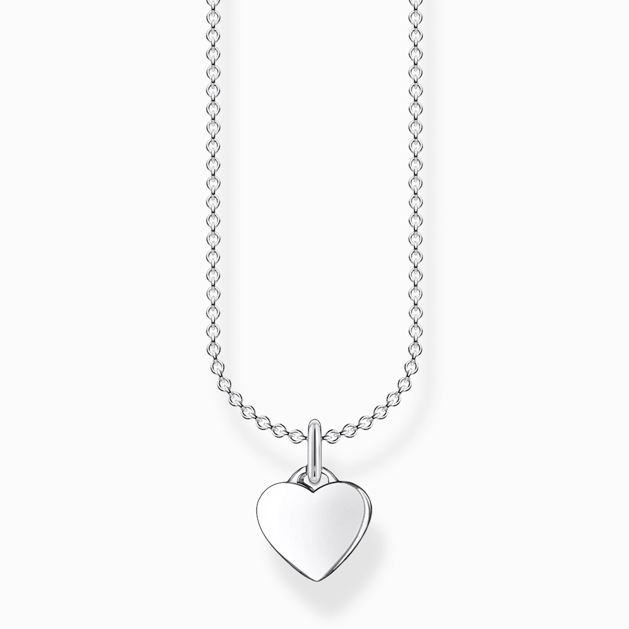 SABO 38cm silver Heart THOMAS necklace – in