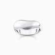 Silver ring in organic shape from the  collection in the THOMAS SABO online store