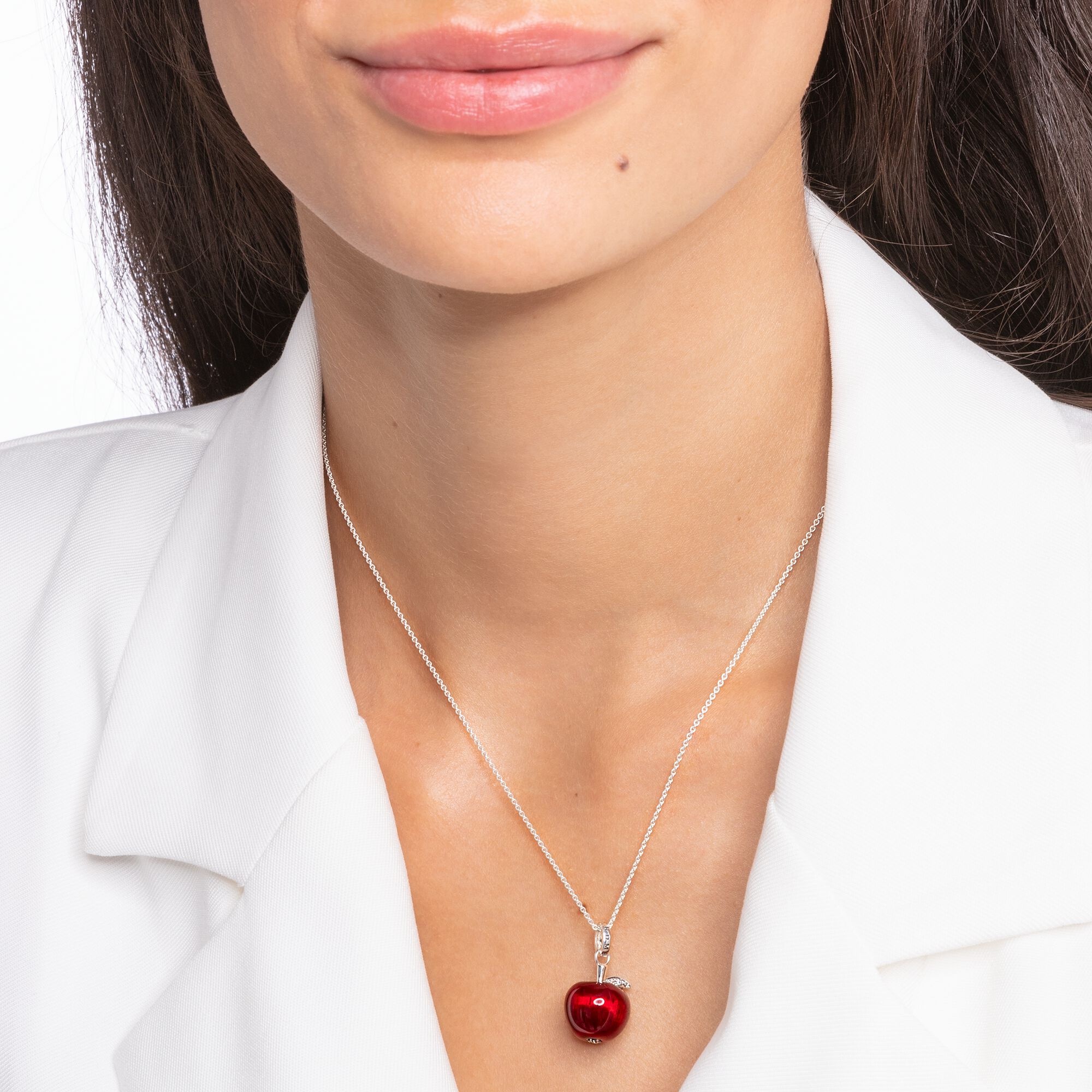 Halskette für Rot THOMAS – Apfel mit in SABO Damen
